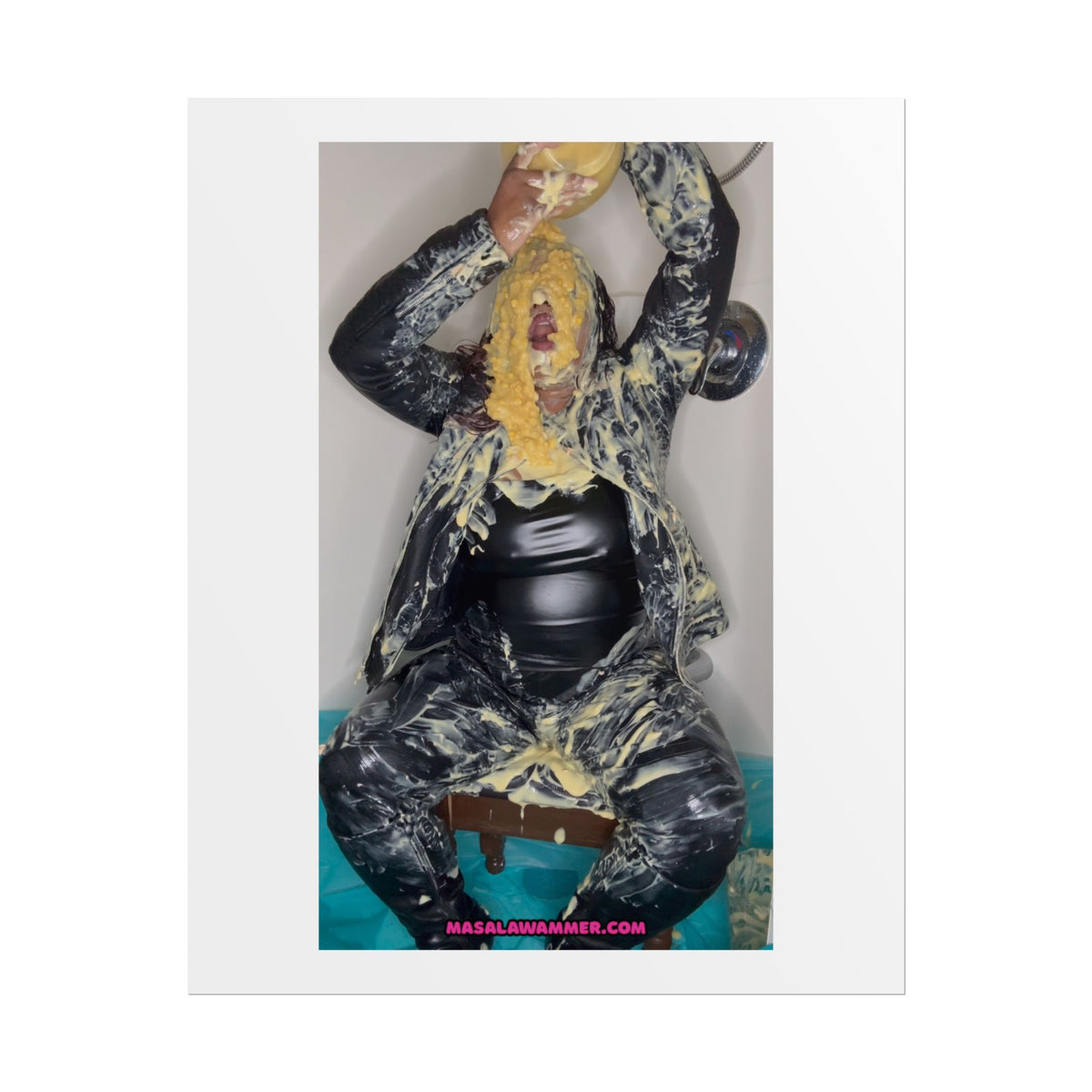 Rolled Poster — Messy Food Play Photo Print