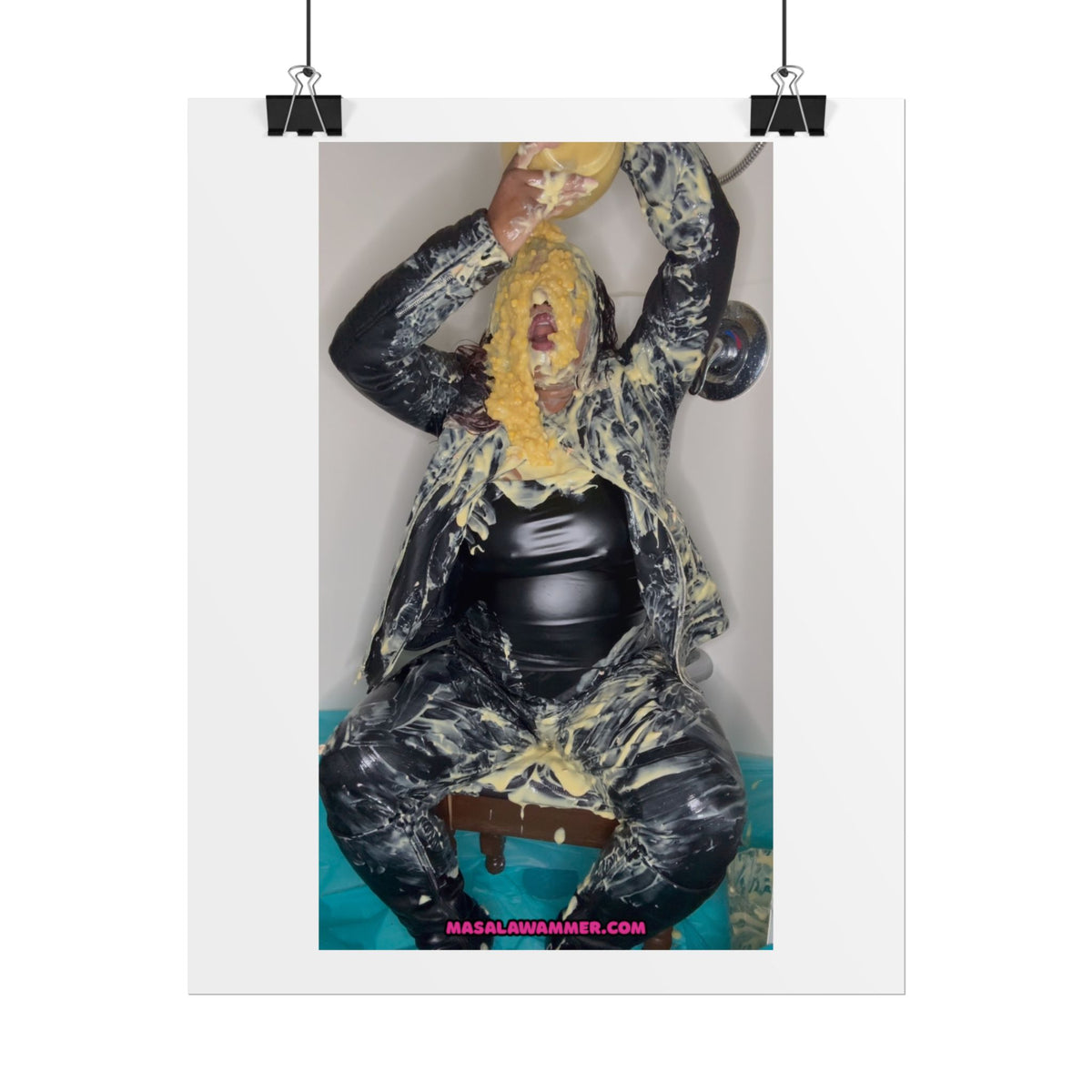 Rolled Poster — Messy Food Play Photo Print