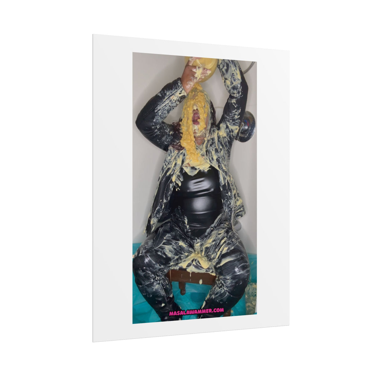 Rolled Poster — Messy Food Play Photo Print
